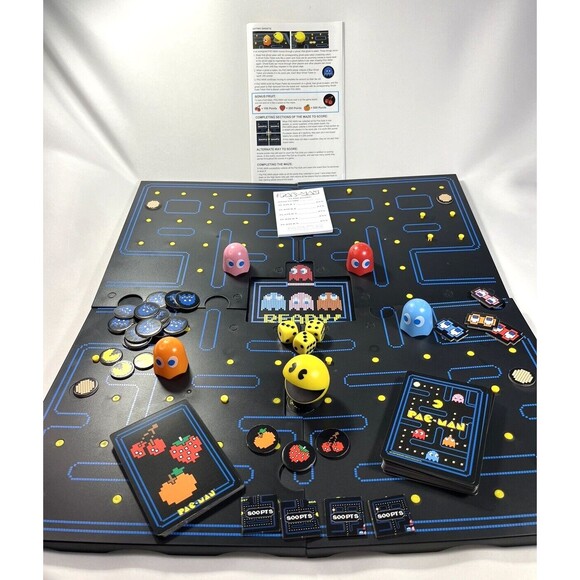 Pac-Man The Board Game Authentic Arcade Sounds Waka Waka Buffalo Games Complete - Picture 9 of 15